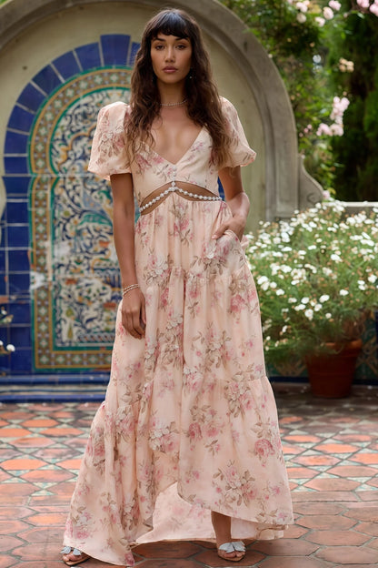 MARTHA | Vestido Largo Para Eventos Primaverales